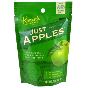 Karens Naturals, Premium, Just Apples, .75 oz (21 g)