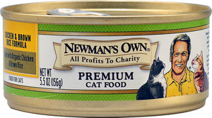 Newmans Own, Premium Cat Food,  Chicken and Brown Rice - 5.5 oz