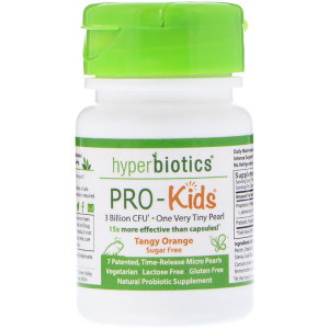 Hyperbiotics, PRO-Kids, Tangy Orange, Sugar Free, 7 Micro-Pearls