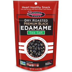 Seapoint Farms, Dry Roasted Premium Black Edamame, Sea Salt, 3.5 oz (99 g)