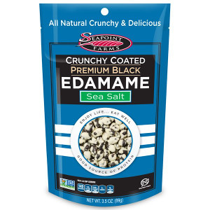 Seapoint Farms, Crunchy Coated Premium Black Edamame, Sea Salt, 3.5 oz (99 g)