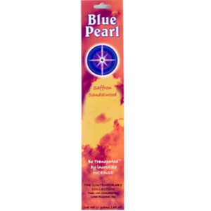 Blue Pearl, The Contemporary Collection, Saffron Sandalwood Incense, 0.35 oz (10 g)