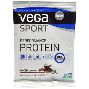 3 PACK OF Vega, Sport Performance Protein, Mocha , 1.5 oz (43 g)