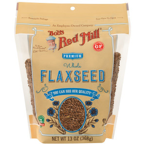 3 PACK of Bobs Red Mill Flaxseed -- 13 oz