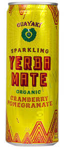 Guayaki, Sparkling Organic Yerba Mate,  Cranberry Pomegranate - 12 fl oz