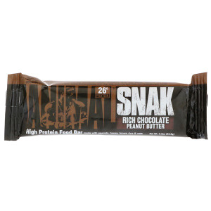 Universal Nutrition, Animal Snak Bar, Rich Chocolate Peanut Butter, 1 Bar, 3.3 oz (94.6 g)