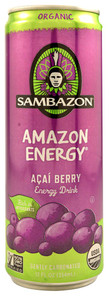 Sambazon, Organic Amazon Energy Drink,  Acai Berry - 12 fl oz