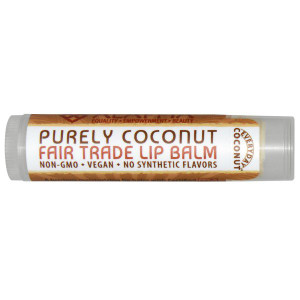 3 PACK of Alaffia, Everyday Coconut, Ethically Traded Lip Balm, Purely Coconut, 0.15 oz (4.25 g)