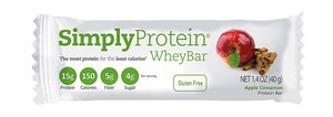 SimplyProtein, Whey Protein Bar,  Apple Cinnamon - 1 Bar