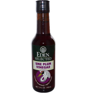 3 PACK of Eden Foods Selected Ume Plum Vinegar -- 5 fl oz