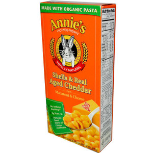3 PACK of Annies Homegrown, Macaroni & Cheese, Shells & Real Aged Cheddar, 6 oz (170 g)