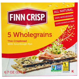 Finn Crisp, 5 Wholegrains Thin Crispbread, 6.7 oz (190 g)