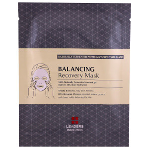 Leaders, Coconut Gel Balancing Recovery Mask, 1 Mask, 30 ml