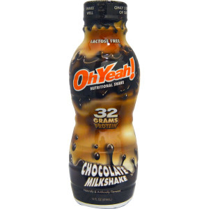 Oh Yeah!, Nutritional Shake, Chocolate Milkshake, 14 fl oz (414 ml)