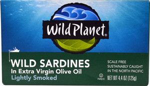 3 PACK of Wild Planet Wild Sardines in Extra Virgin Olive Oil -- 4.4 oz