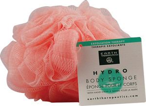 3 PACK of Earth Health-promotings Hydro Body Sponge With Hand Strap Peach -- 1 Sponge