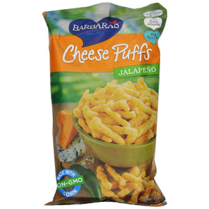 3 PACK of Barbaras Cheese Puffs Jalapeno -- 7 oz