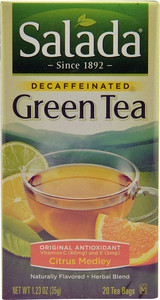Salada, Decaffeinated Green Tea with Original Antioxidants,  Citrus Medley - 20 Tea Bags