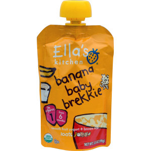 Ellas Kitchen, Banana Baby Brekkie, 3.5 oz (99 g)