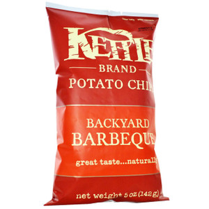 3 PACK of Kettle Foods, Potato Chips, Backyard Barbeque, 5 oz (142 g)