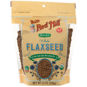3 PACK OF Bobs Red Mill, Whole Flaxseed, 13 oz (368 g)