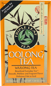 3 PACK of Triple Leaf Tea Oolong Tea -- 20 Tea Bags