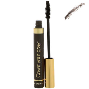 Cover Your Gray, Brush-In Hair Color Touch-Up, Dark Brown, 0.25 oz (7 g)