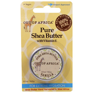 Out of Africa, Pure Shea Butter with Vitamin E, Vanilla, 0.5 oz (14.2 g)
