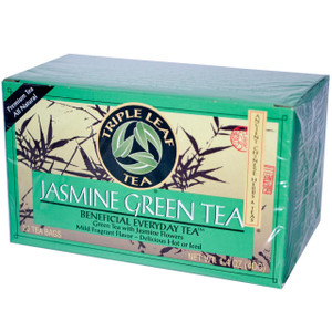 Triple Leaf Tea, Jasmine Green Tea, 20 Tea Bags,1.4 oz (40 g)