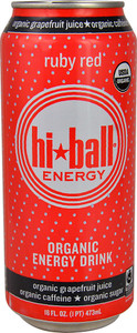 Hi-Ball Organic Energy Drink Ruby Red - 16 fl oz