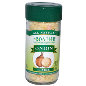 3 PACK of Frontier Natural Products, Onion Flakes, 1.76 oz (50 g)