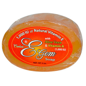 Carlson Labs, E Gem Soap bar, 4 oz (5 PACK)