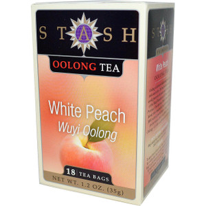 3 PACK OF Stash Tea, Premium, Wuyi Oolong Tea, White Peach, 18 Tea Bags, 1.2 oz (35 g)