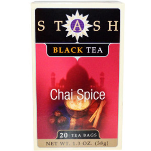 3 PACK of Stash Black Tea Chai Spice -- 20 Tea Bags