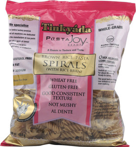 3 PACK of Tinkyada Brown Rice Pasta Spirals Gluten Free -- 16 oz