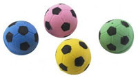 Ethical Pet Products, Sponge Soccer Ball Cat Toy - 4 Pack