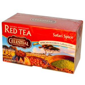 Celestial Seasonings, Red Tea, Safari Spice, Caffeine Free, 20 Tea Bags, 1.5 oz (43 g)