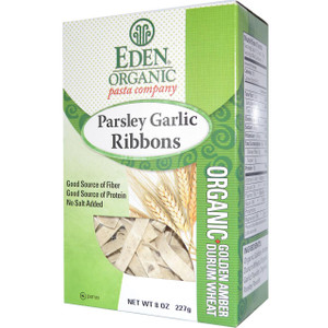 Eden Foods, Organic Pasta Company, Parsley Garlic Ribbons, 8 oz (227 g)