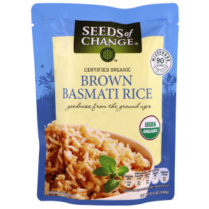 Seeds of Change, Organic, Brown Basmati Rice , 8.5 oz (240 g) (Discontinued Item)