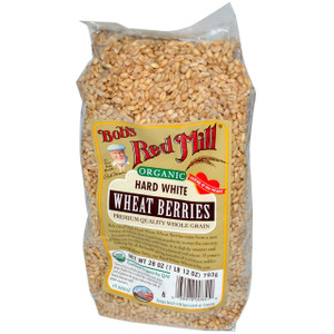 Bobs Red Mill, Organic, Hard White Wheat Berries, 28 oz (793 g)