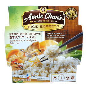 3 PACK of Annie Chuns Restaurant Style Sprouted Brown Rice -- 6.3 oz