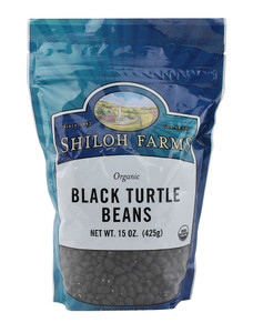 3 PACK of Shiloh Farms Organic Black Turtle Beans -- 15 oz