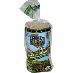 3 PACK of Lundberg Organic Rice Cakes Tamari with Seaweed -- 8.5 oz