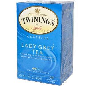 3 PACK OF Twinings, Lady Grey Black Tea, 20 Tea Bags, 1.41 oz (40 g)