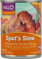 Halo Purely For Pets, Spots Stew for Dogs,  Wholesome Chicken - 13.2 oz
