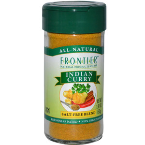 3 PACK of Frontier Natural Products, Indian Curry Seasoning, 1.87 oz (53 g)