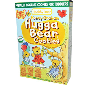 Healthy Times, Organic Hugga Bear Cookies, Honey Graham, 6.5 oz (182 g)