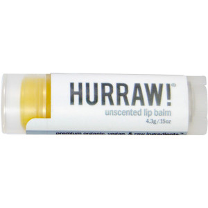 3 PACK of Hurraw! Balm, Lip Balm, Unscented, .15 oz (4.3 g)
