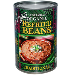 3 PACK of Amys Organic Refried Beans Vegetarian Traditional -- 15.4 oz