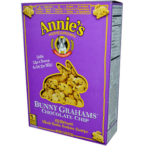 3 PACK of Annies Homegrown Bunny Grahams Baked Snacks Chocolate Chip -- 7.5 oz